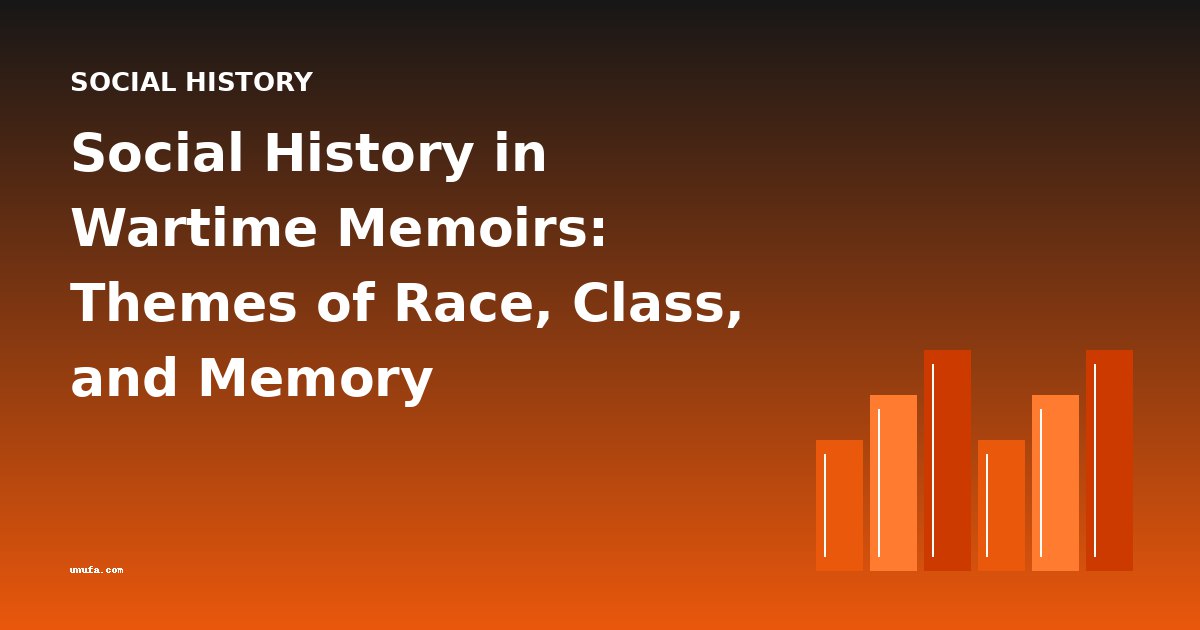 Social History in Wartime Memoirs: Themes of Race, Class, and Memory